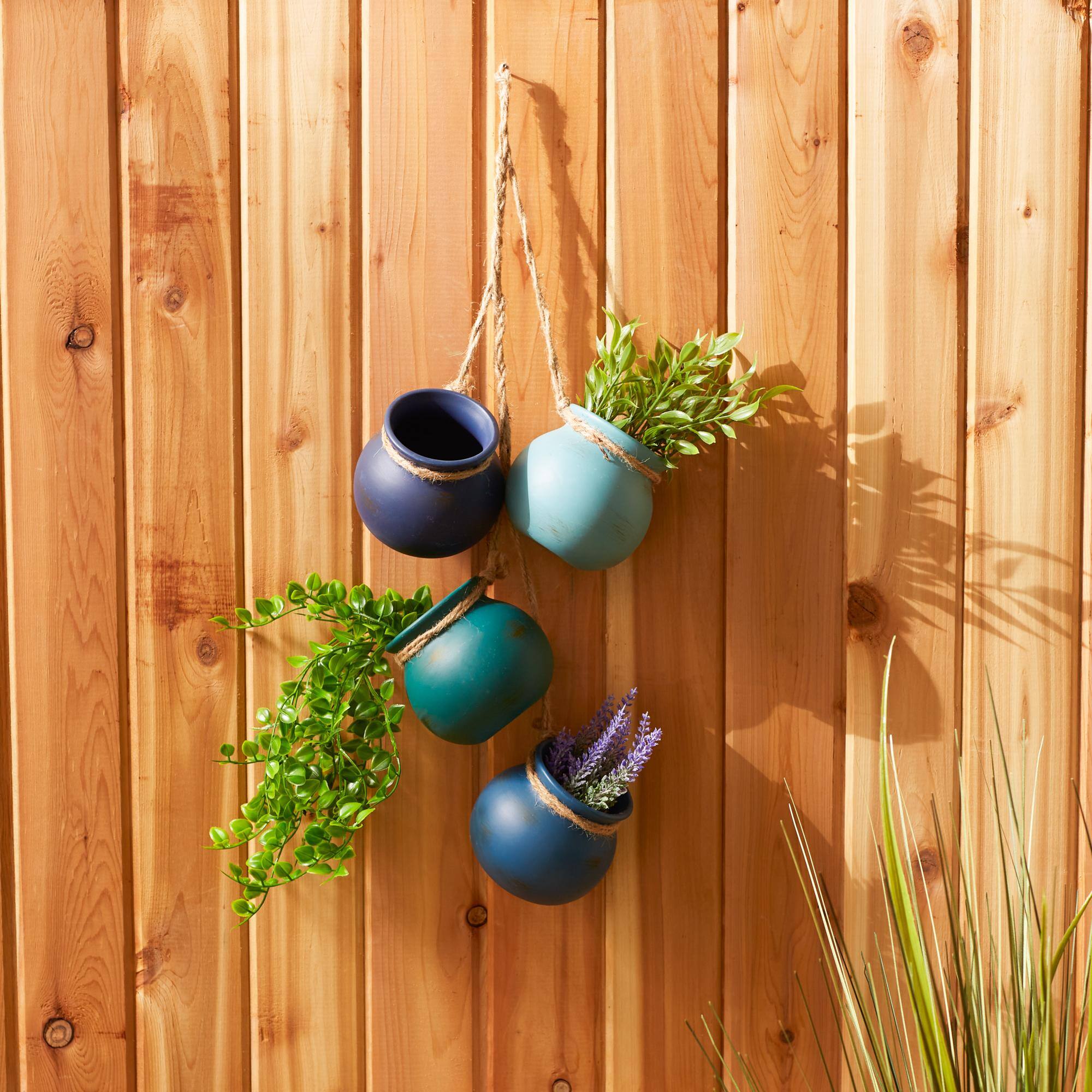 23" Garden Dangling Mini Pots